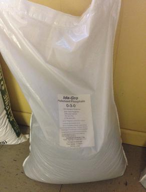 Ida Gro Pelletized Phosphate, Soda Springs Phosphate, Ida Gro 0-3-0, soft rock, soil treatment