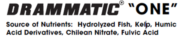 Dramm Corporation, Drammatic One, plant nutrition, fortified liquid fish hydrolysate