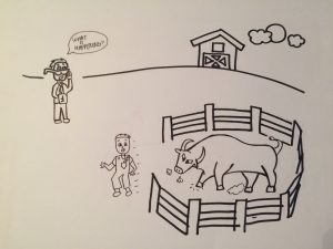 food safety cartoon 3 food safety, bull, cartoon